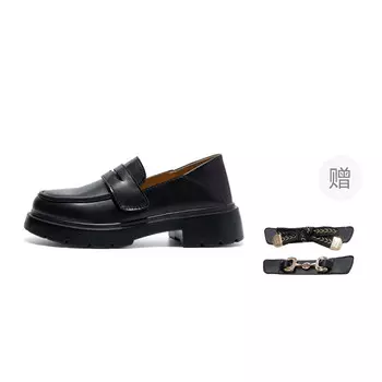 Лоферы женские черный Zhr