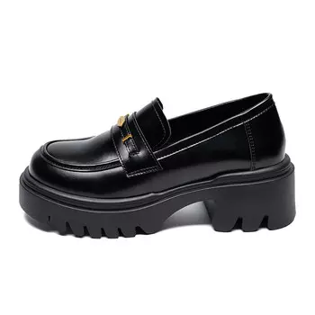 Лоферы женские черный Zhr