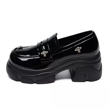 Лоферы женские черный Zhr