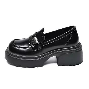 Лоферы женские черный Zhr