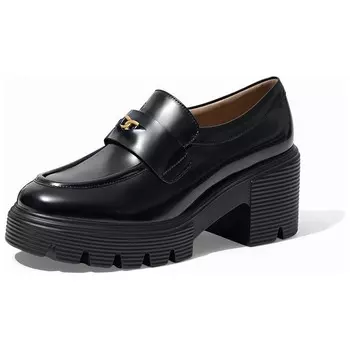 Лоферы женские черный Zsazsazsu