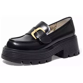 Лоферы женские черный Zsazsazsu