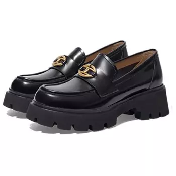 Лоферы женские черный Zsazsazsu