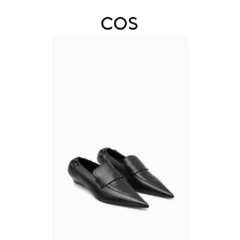 Лоферы женские Cos кожаные, черный