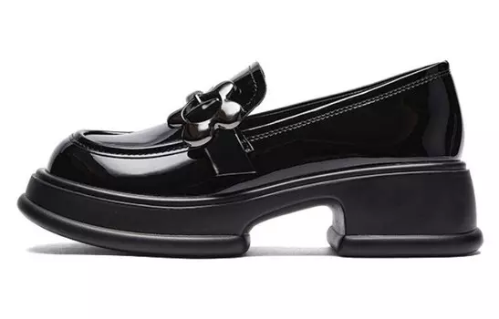 Лоферы женские Daphne, цвет Black/Beige