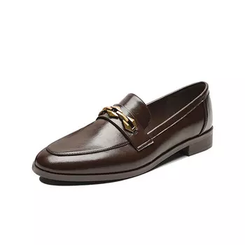 Лоферы женские Dme, коричневый