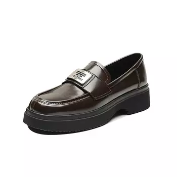 Лоферы женские Dme, темно-коричневый