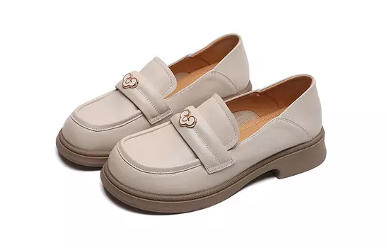 Лоферы женские Firs, бежевый