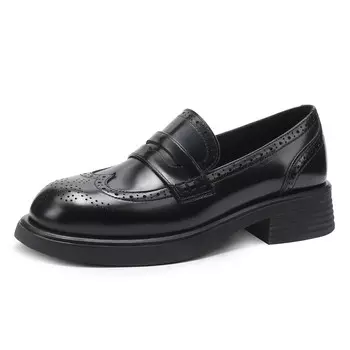 Лоферы женские Fmm, цвет Red Brown