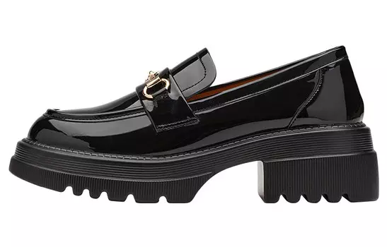 Лоферы женские Gracegift, цвет Khaki lacquer