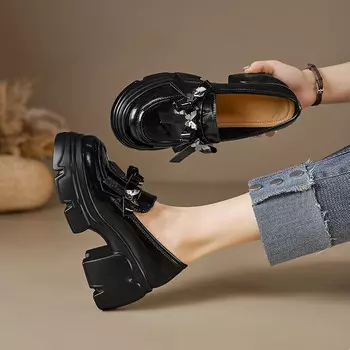 Лоферы женские Hankermeet, черный