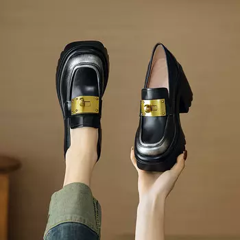 Лоферы женские Hankermeet, черный