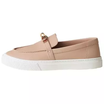 Лоферы женские Herms Game, розовый