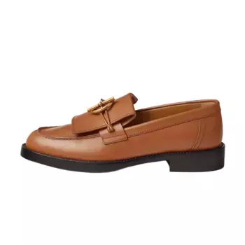 Лоферы женские Herms, коричневый