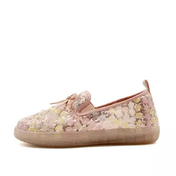 Лоферы женские Joy&Mario, серебряный