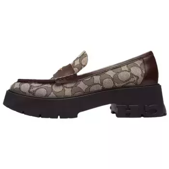 Лоферы женские коричневые Coach