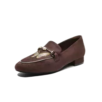 Лоферы женские коричневый Dme