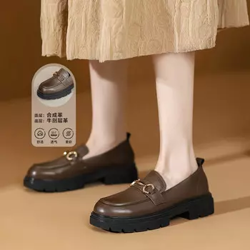 Лоферы женские коричневый Dme