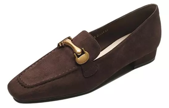 Лоферы женские коричневый Dme