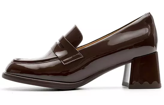 Лоферы женские коричневый Eblan