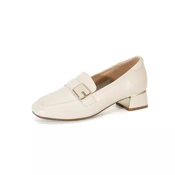 Лоферы женские Lesele, бежевый