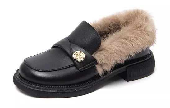 Лоферы женские Lily Wei, черный