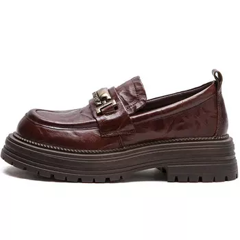 Лоферы женские Mata, коричневый