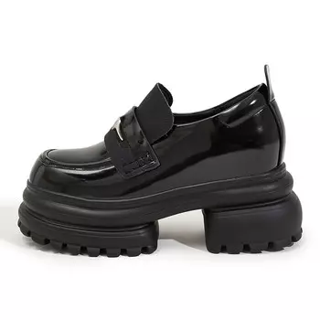 Лоферы женские Milan Love Song на каблуке, черный