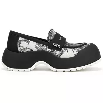 Лоферы женские Mio, черный/белый