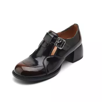 Лоферы женские Mo Lin, цвет Black/Silver