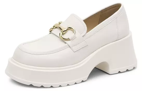 Лоферы женские низкие бежевый Cameido