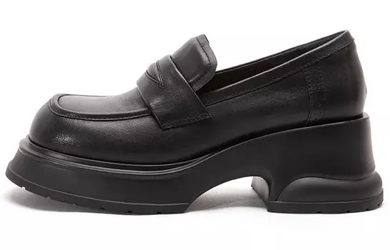 Лоферы женские низкие черные Anthony Miles