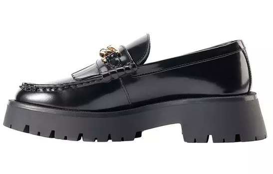 Лоферы женские низкие черные Tony Bianco