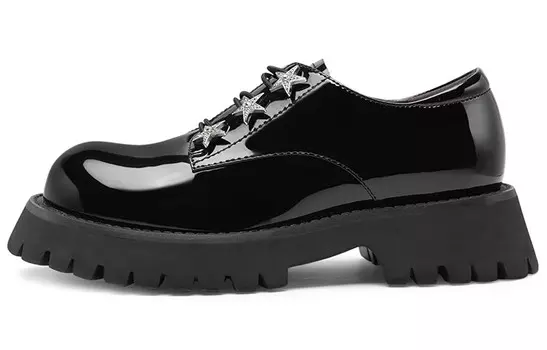 Лоферы женские низкие черный Mio