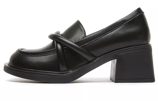 Лоферы женские низкие черный Zgr