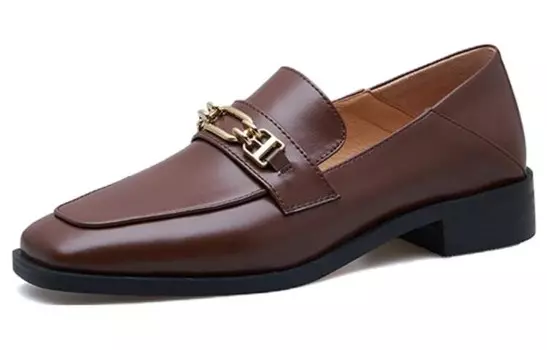 Лоферы женские низкие коричневый Marino Fabiani