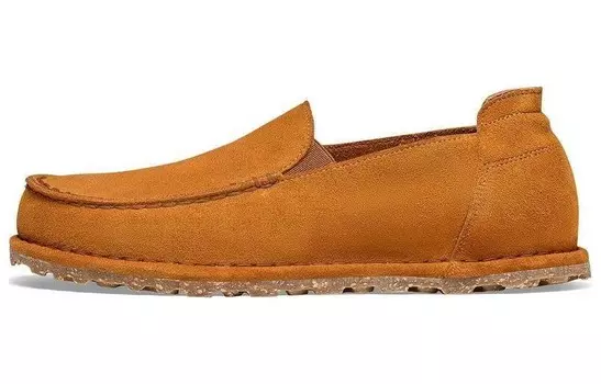 Лоферы женские низкие желто-коричневые Birkenstock