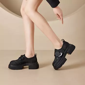 Лоферы женские Nrdrofficial, черный