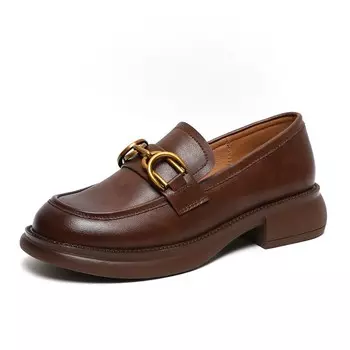 Лоферы женские O.L, черный