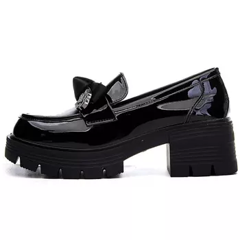 Лоферы женские Pooq, черный