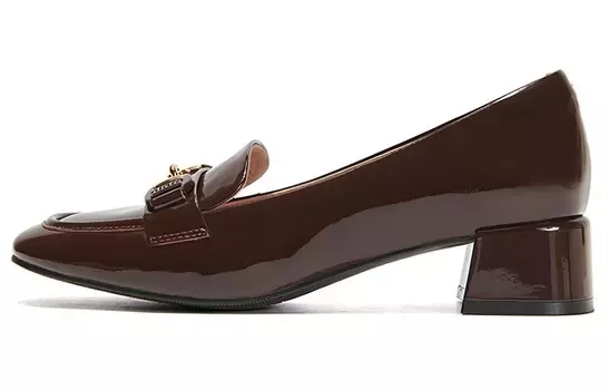 Лоферы женские Pt'Son, коричневый