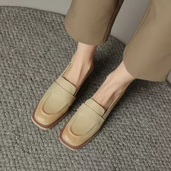 Лоферы женские Pvaj, абрикос