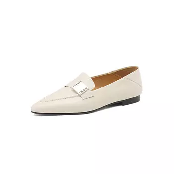 Лоферы женские Qiaoliner, коричневый