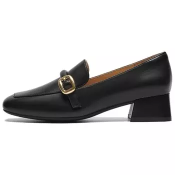 Лоферы женские с низким верхом Basto, черный