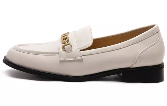 Лоферы женские с низким верхом, белые Anthony Miles