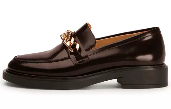 Лоферы женские с низким верхом бордового цвета Tony Bianco