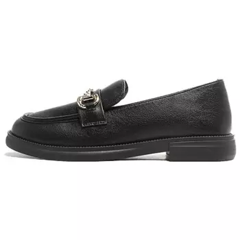 Лоферы женские с низким верхом Dusto, черный