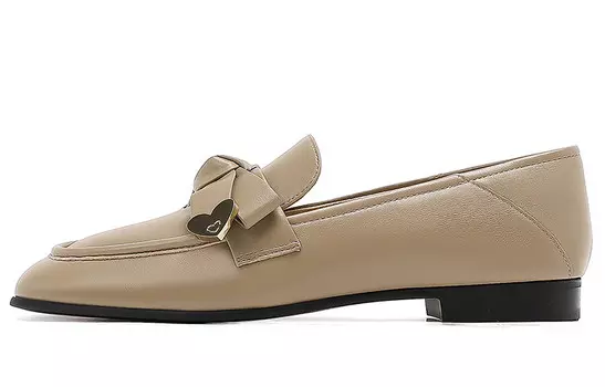 Лоферы женские с низким верхом Elle, цвет Apricot