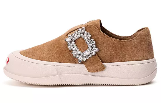 Лоферы женские с низким верхом Joy&Mario, цвет Coffee