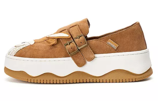 Лоферы женские с низким верхом Joy&Mario, хаки